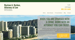 Desktop Screenshot of honoluluattorney.com